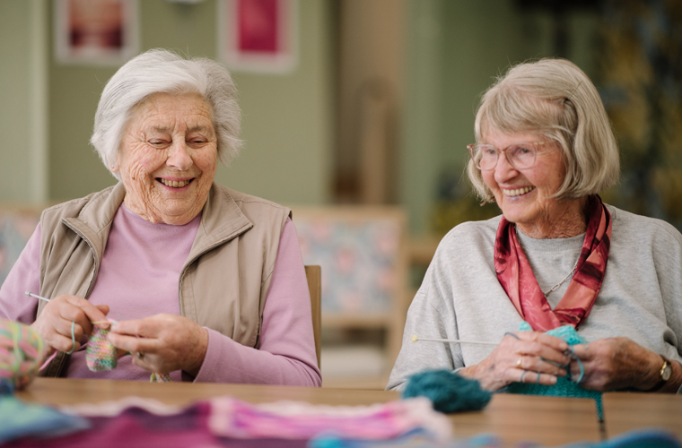 Warrnambool knitting group Opal HealthCare
